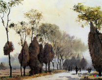 水彩画：蓝色的感觉