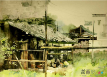 水彩画：我的课余生活