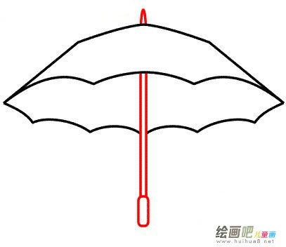 雨伞简笔画 雨伞简笔画