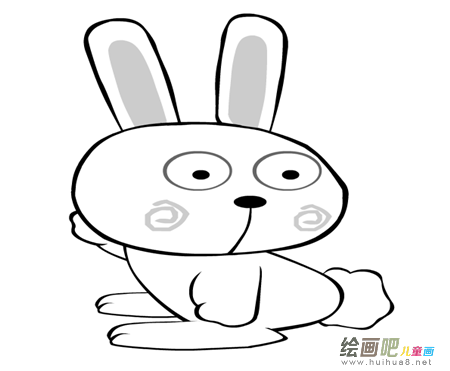 兔子简笔画:可爱小兔子 兔子简笔画:可爱小兔子
