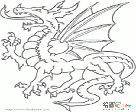 龙的简笔画:龙的传说 龙的简笔画:龙的传说