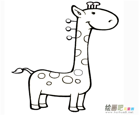 长颈鹿简笔画:长颈鹿过生日 长颈鹿简笔画:长颈鹿过生日