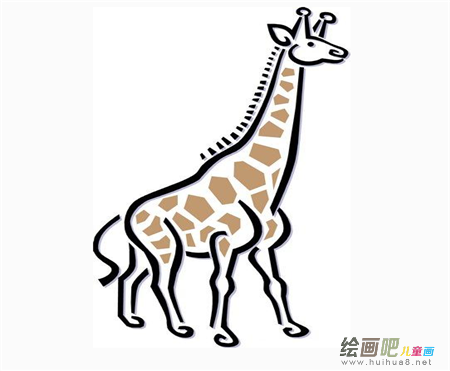 长颈鹿简笔画:有趣的长颈鹿 长颈鹿简笔画:有趣的长颈鹿