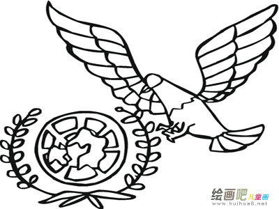 和平鸽简笔画