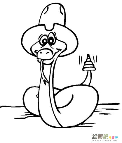 蛇的简笔画 蛇的简笔画