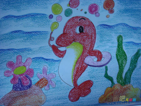 海洋生物简笔画：海中霸王