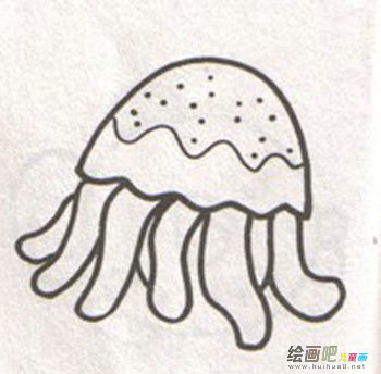 海洋生物简笔画:蓝鲸 海洋生物简笔画:蓝鲸