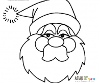 圣诞老人简笔画：圣诞老人的家