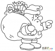 圣诞老人简笔画：我的圣诞老人