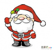 圣诞老人简笔画：圣诞老人的精灵助手