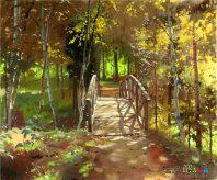 水彩画：水彩颜料