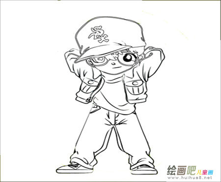 动漫人物简笔画:卡通动漫人物 动漫人物简笔画:卡通动漫人物
