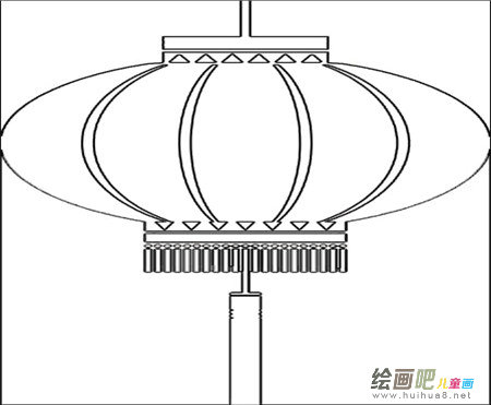 灯笼简笔画：我做成了灯笼