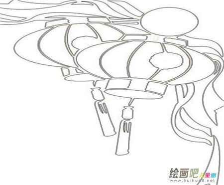 灯笼简笔画:我的小灯笼 灯笼简笔画:我的小灯笼