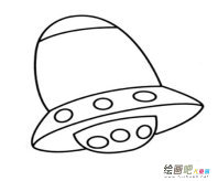 宇宙飞船简笔画：未来的宇宙飞船的想象