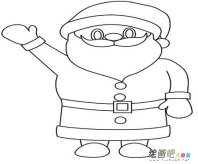 圣诞老人简笔画：欧洲神话中的圣诞老人