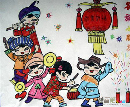庆元旦儿童画:庆元旦活动_700字 庆元旦儿童画:庆元旦活动_700字