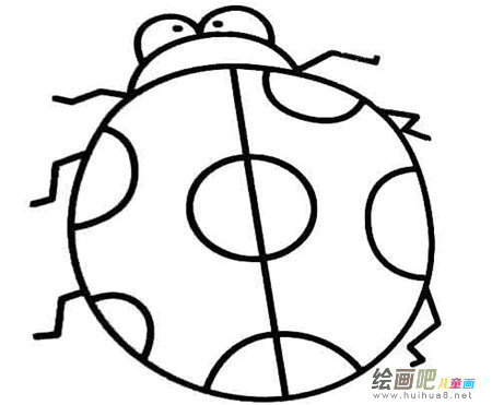 七星瓢虫简笔画:七星小战士 七星瓢虫简笔画:七星小战士