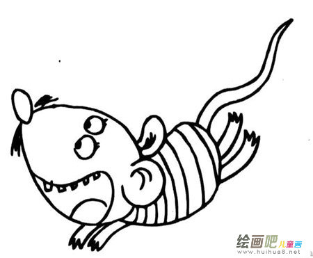 小老鼠简笔画:猫捉老鼠 小老鼠简笔画:猫捉老鼠