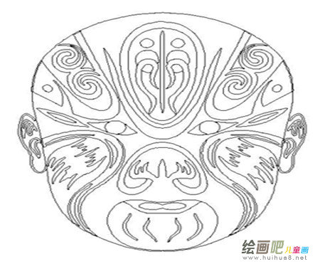 脸谱简笔画:中国的“国粹” 脸谱简笔画:中国的“国粹”