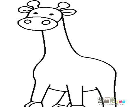 长颈鹿简笔画:长颈鹿的生日聚会 长颈鹿简笔画:长颈鹿的生日聚会