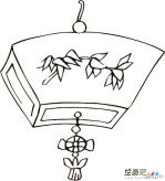 灯笼简笔画：赏灯笼