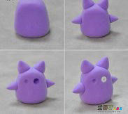 橡皮泥手工制作：猫头鹰