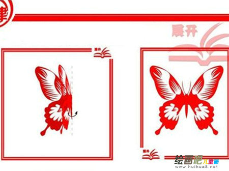 剪纸图案大全：蝴蝶剪纸教程