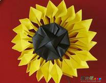 折纸大全：折纸花向日葵的手工创意DIY制作