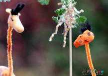 橡皮泥手工制作：可爱长颈鹿