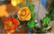 橡皮泥手工制作：布艺装饰花盛开
