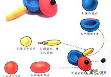 橡皮泥手工制作：炒勺的做法