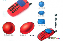 橡皮泥手工制作：手机制作图解