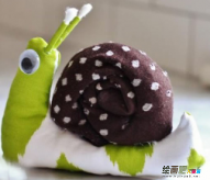 布艺手工制作：教你用衣服制作简单的小蜗牛玩