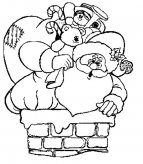 圣诞老人简笔画图片