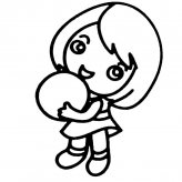 动漫小女孩人物简笔画步骤图片大全