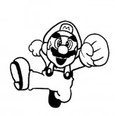 卡通马里奥简笔画图片