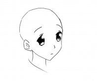 光头人物头像简笔画图片