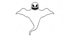 幽灵鬼魂简笔画图片