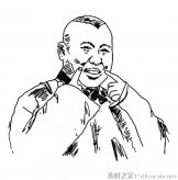 郭德纲卡通形象简笔画图片