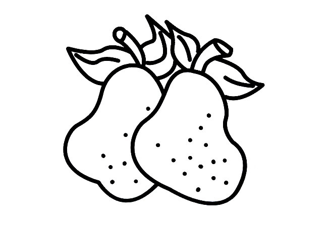 鸭梨图片简笔画图片
