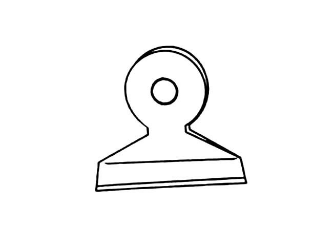 铁夹子简笔画图片