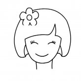 成熟女性头像简笔画图片