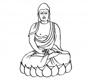 西游记如来佛祖简笔画图片