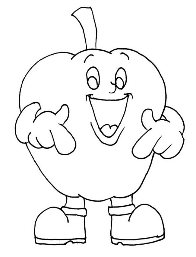 苹果简笔画步骤图片大全