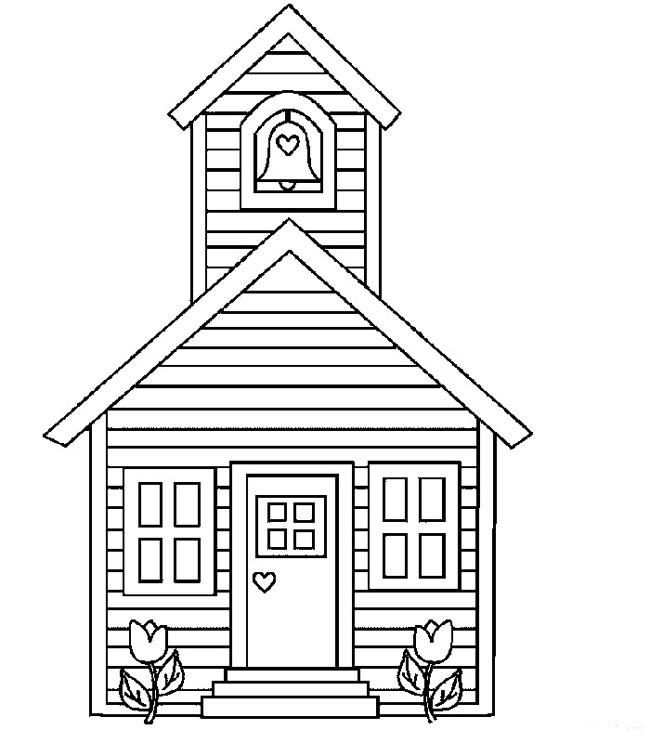 大房子简笔画步骤图片大全