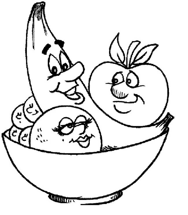 卡通水果盘水果简笔画步骤图片大全