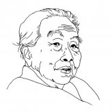 冰心奶奶人物简笔画步骤图片大全