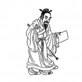 古代人物简笔画步骤图片大全三