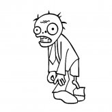 僵尸动漫人物简笔画步骤图片大全